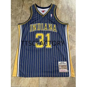Camiseta Hombre NBA Indiana Pacers R.MILLER 31 Retro 1994-95 Mitchellness Azul Swingman